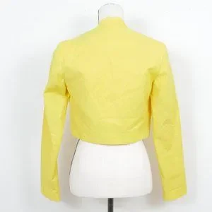Michel Klein Jackets Coats Michel Klein Bright Yellow Retro